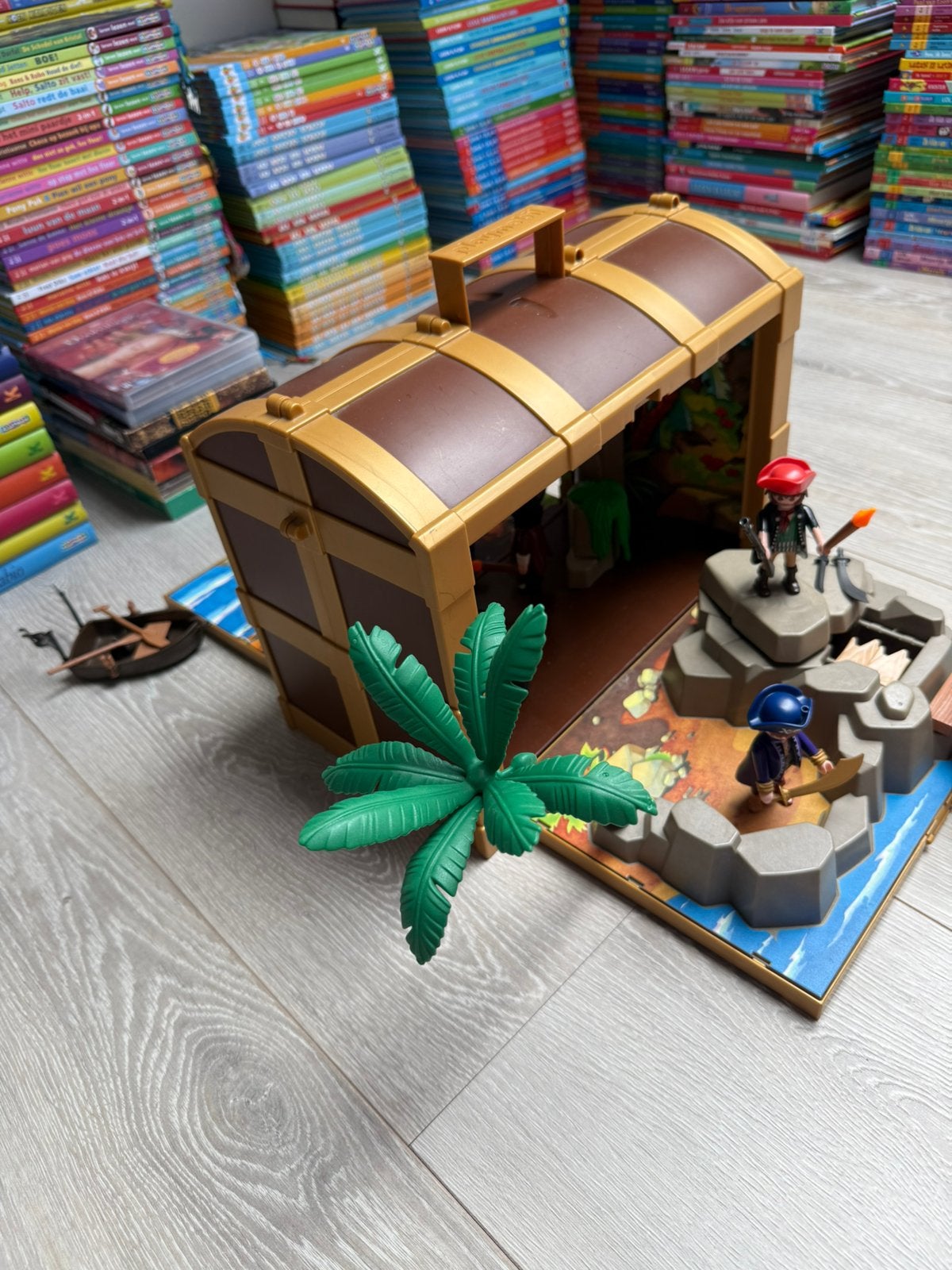 Playmobil meeneem piratenkist, Ophalen of Verzenden, Zo goed als nieuw