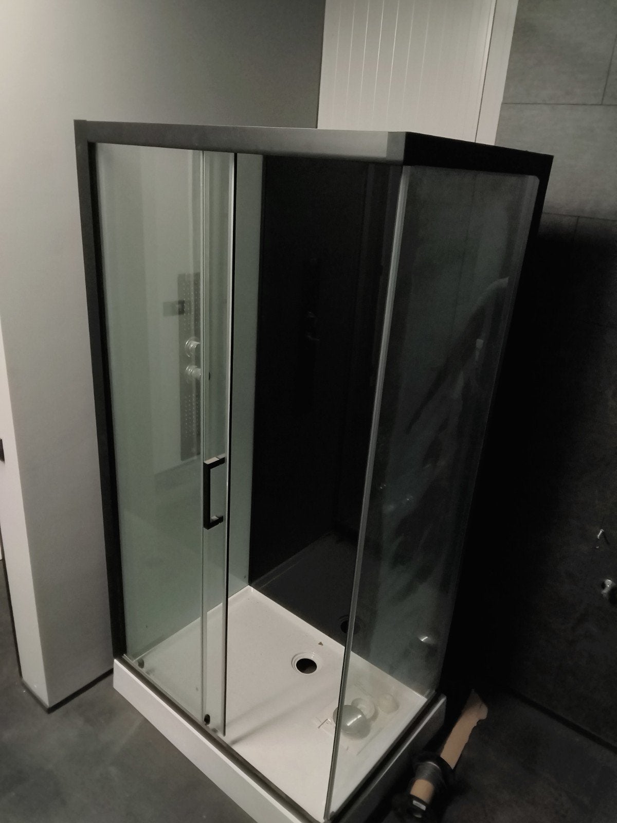 Nieuwe Aurlane Pozzy douchecabine met regendouche, Ophalen, Nieuw, Met douche