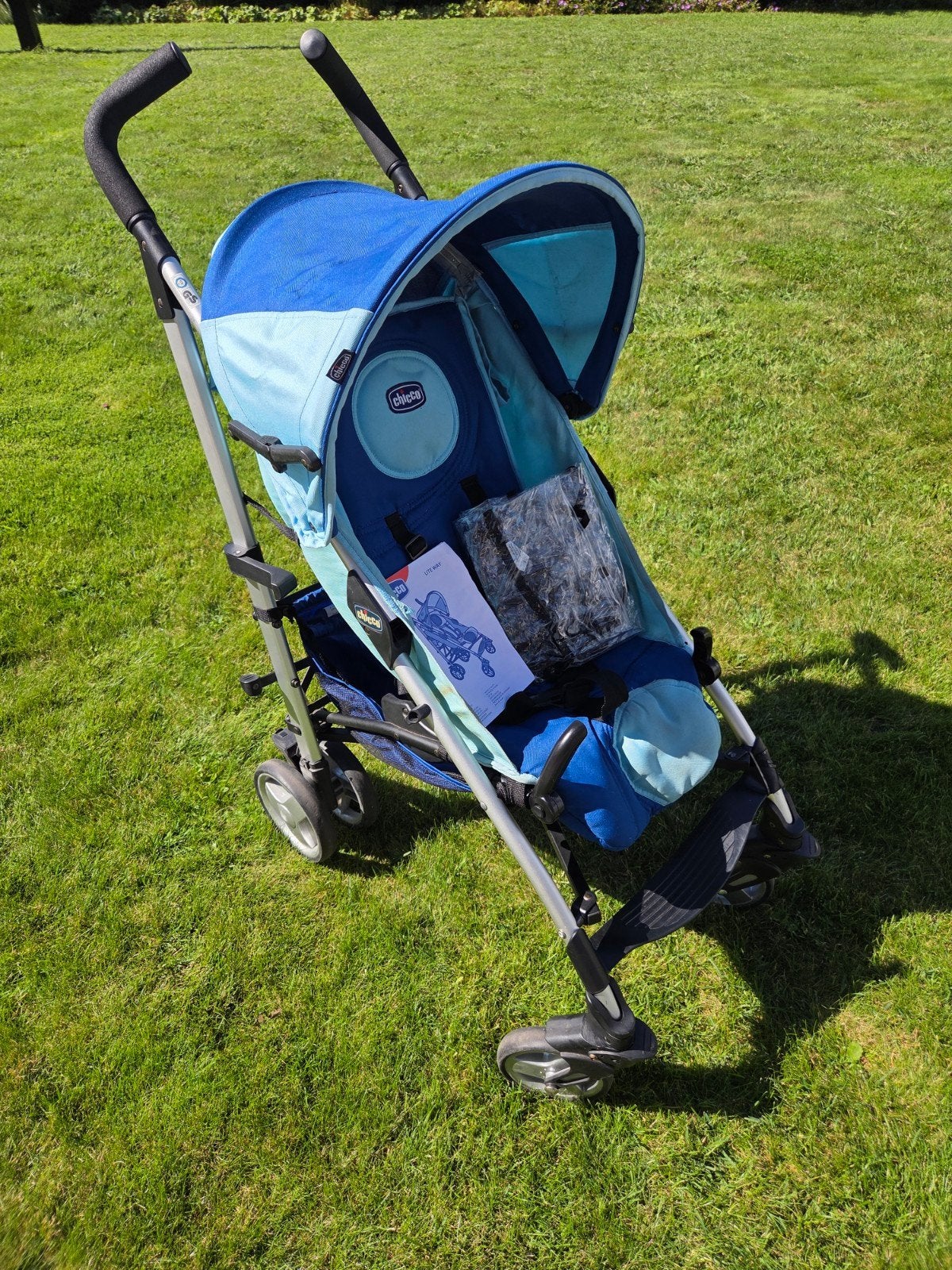 Chicco buggy compleet met zonnekap en regenhoes, Ophalen, Gebruikt, Overige merken, Zonnekap