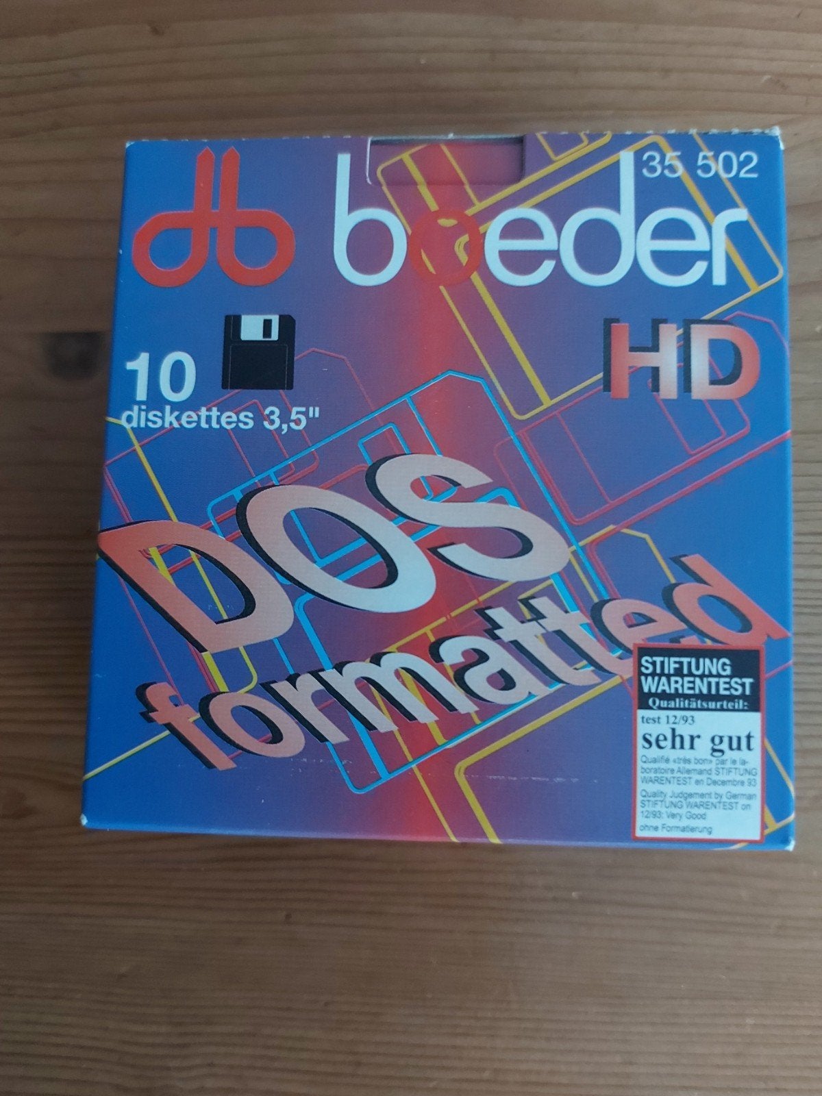 DB Broeder 3.5" HD DOS geformatteerde diskettes (10 stuks), Ophalen of Verzenden, Nieuw