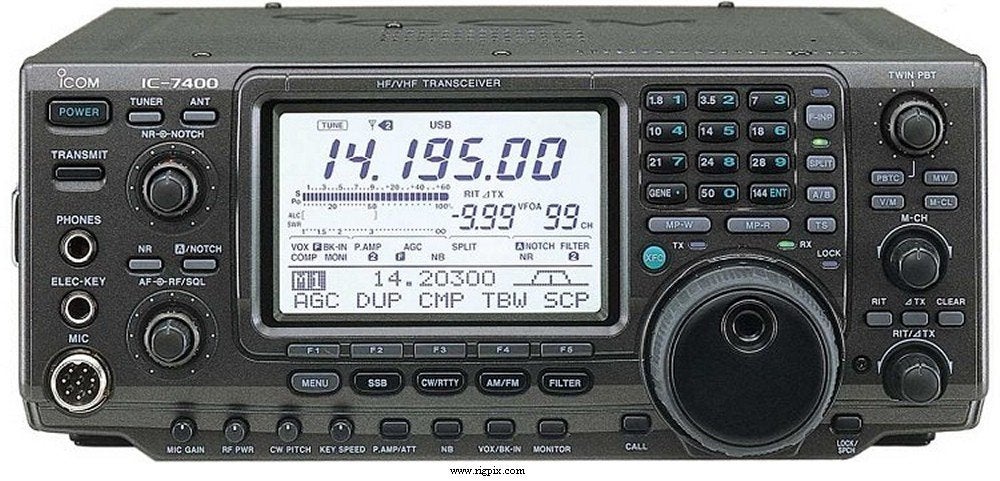 Icom IC-7400 HF/VHF Transceiver - Zender en Ontvanger, Ophalen of Verzenden, Gebruikt, Zender en Ontvanger