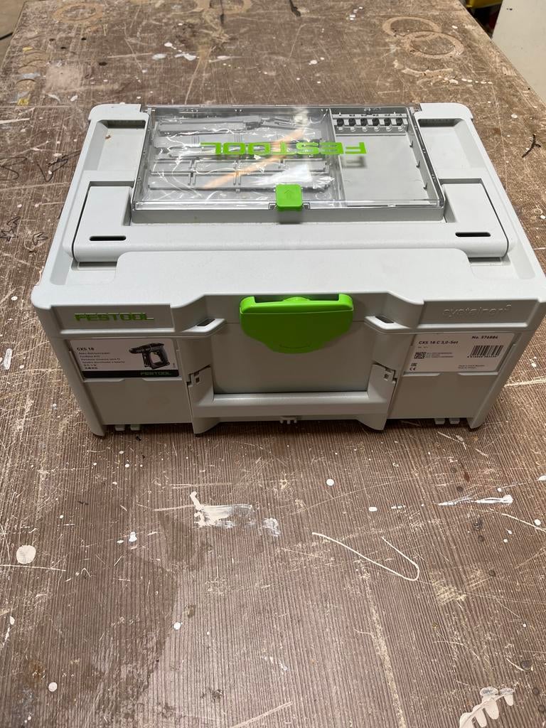 Festool Systainer voor CXS 18 C 3.0-Set (leeg), Doe-het-zelf en Verbouw, Ophalen of Verzenden, Nieuw