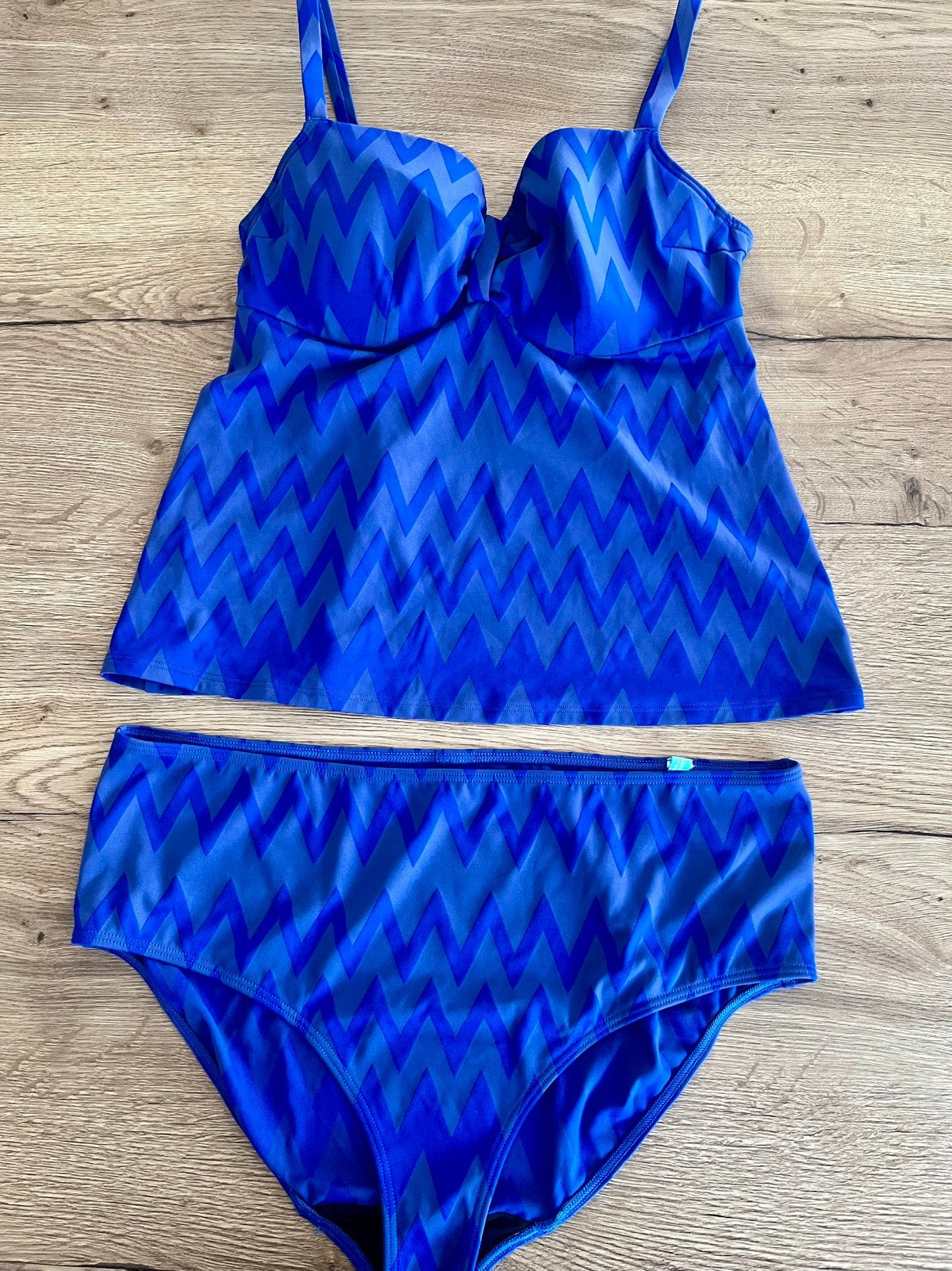 Prima donna 90C tankini bbhbslip 46 blauw, Kleding | Dames, Badmode en Zwemkleding, Overige typen, Gedragen, Verzenden, Blauw