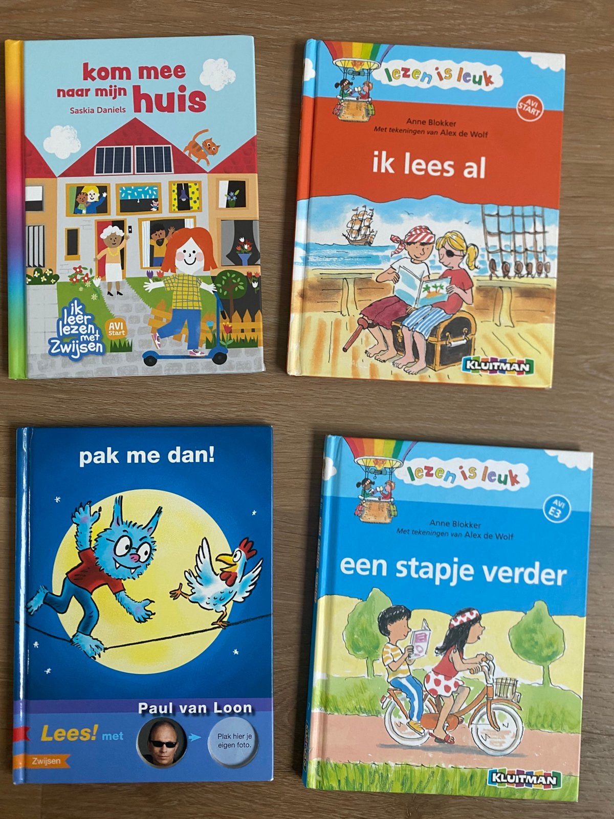 leren lezen boekjes Kluitman en Zwijsen Avi start+E3, Ophalen, Zo goed als nieuw, Fictie algemeen