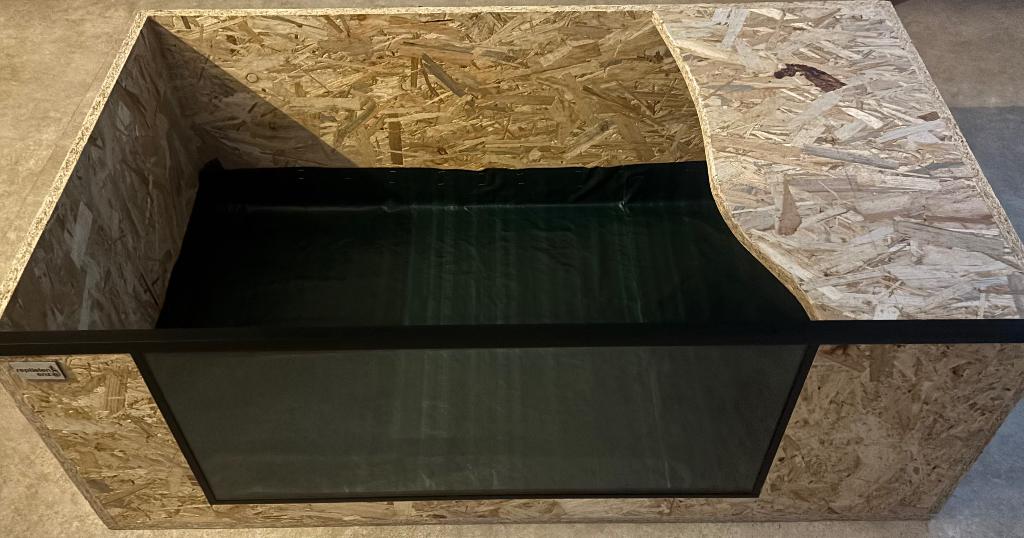 OSB terrarium voor landschildpad 120x70x40 met toebehoren, Dieren en Toebehoren, Reptielen en Amfibieën | Toebehoren, Ophalen