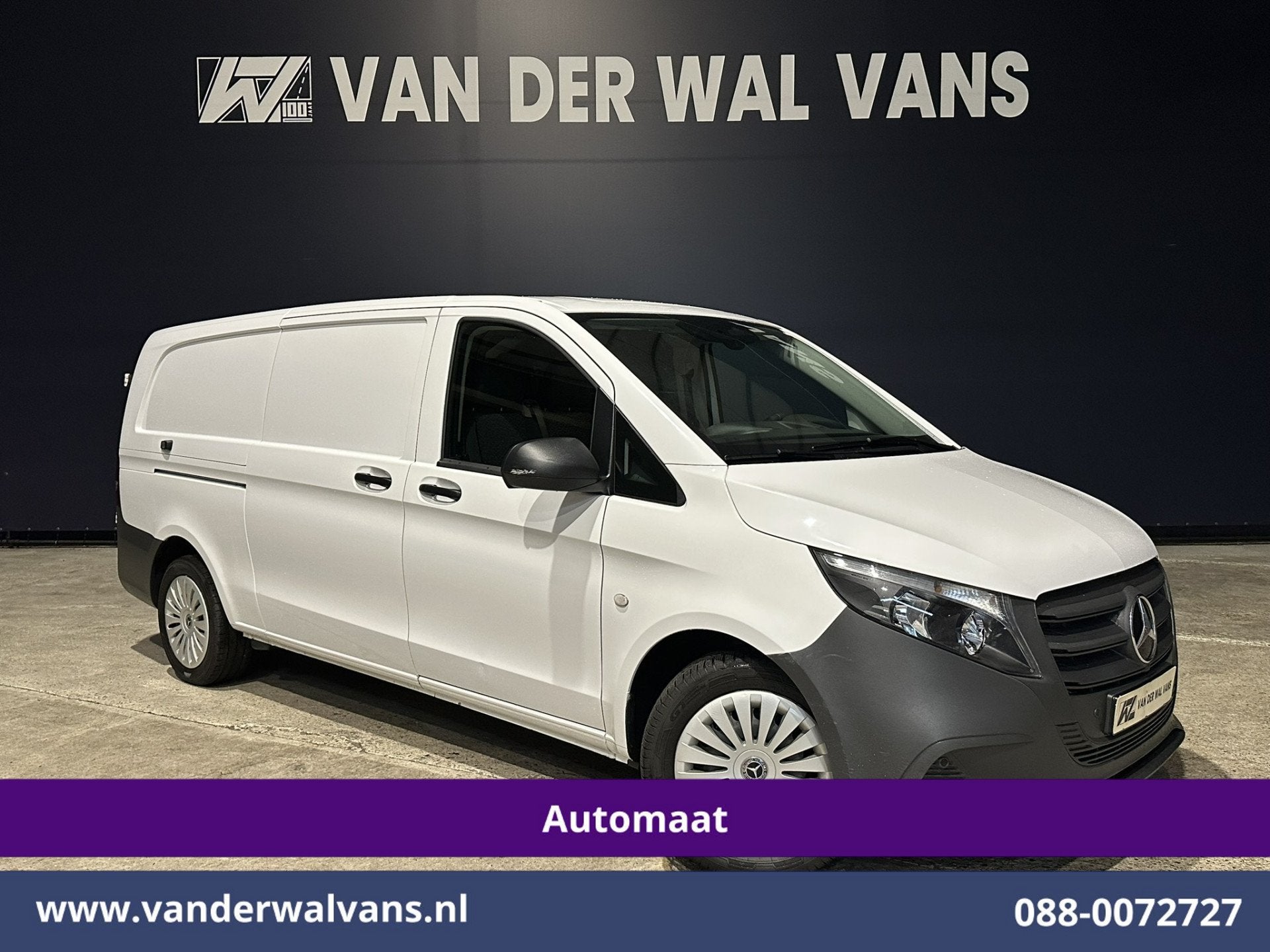 Mercedes-Benz Vito 116 CDI 164pk 9G-Tronic Automaat L3H1 Eur, Auto's, Bestelauto's, Automaat, Gebruikt, 4 cilinders, Wit