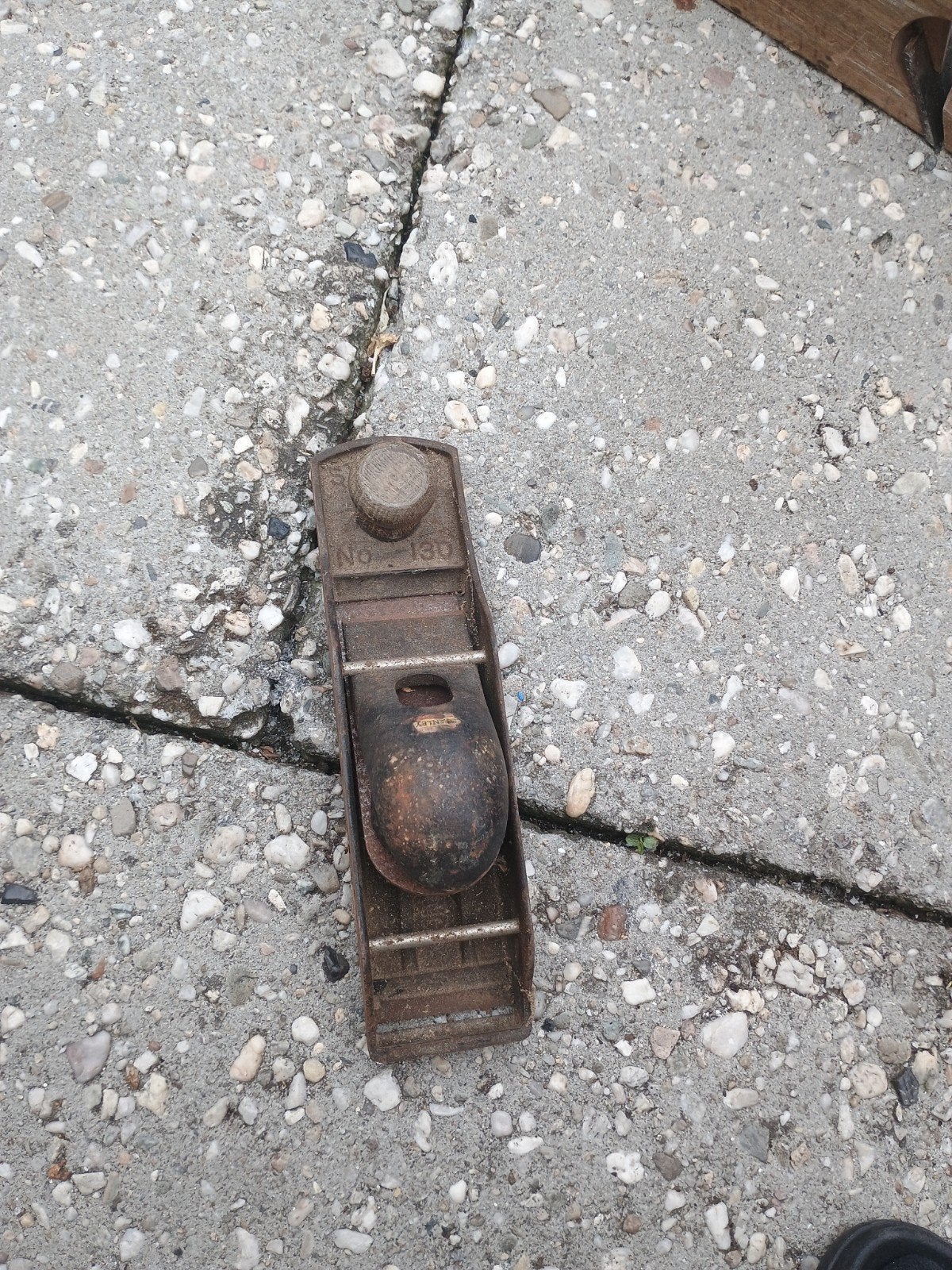 Oude Stanley No. 130 schaaf - Vintage gereedschap, Antiek en Kunst, Antiek | Gereedschap en Instrumenten, Ophalen