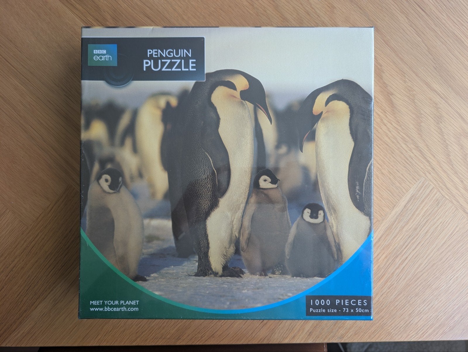Nieuw! BBC Earth Penguin puzzle 1000 stukjes, Hobby en Vrije tijd, Denksport en Puzzels, Ophalen of Verzenden, 500 t/m 1500 stukjes