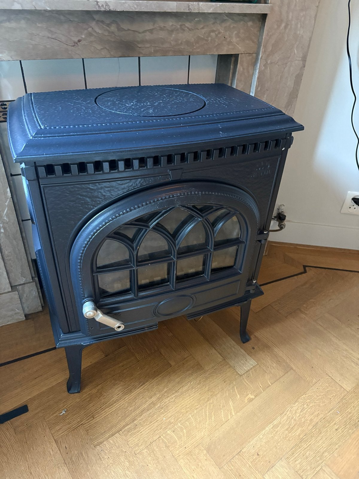 Jotul gaskachel - Klassieke stijl, goed onderhouden, Ophalen, Gebruikt, Gas, Vrijstaand