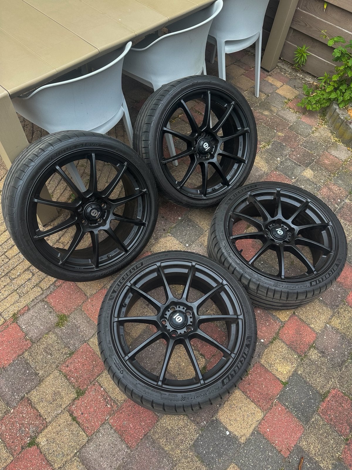 Sparco Assetto Gara Velgen | 19 Inch | 5x114.3, 19 inch, Gebruikt, Banden en Velgen, Ophalen of Verzenden