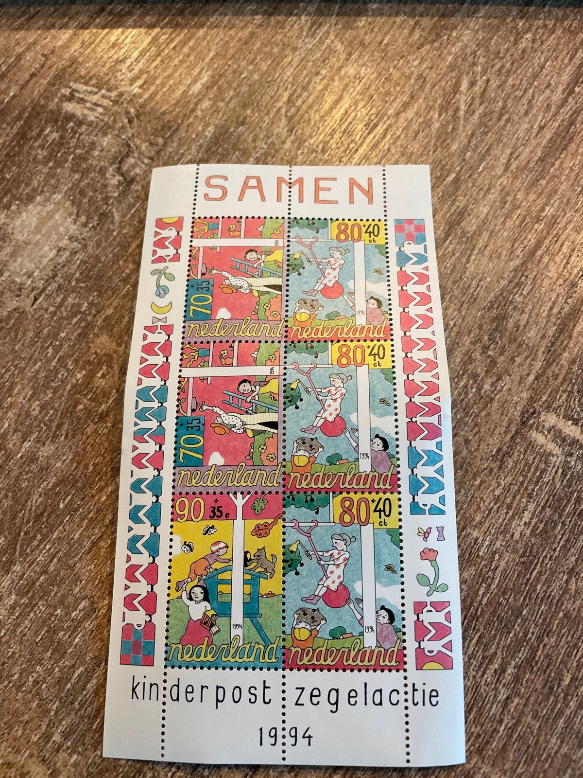 Kinderpostzegels Nederland 1994 - Samen, Ophalen of Verzenden, Na 1940, Postfris