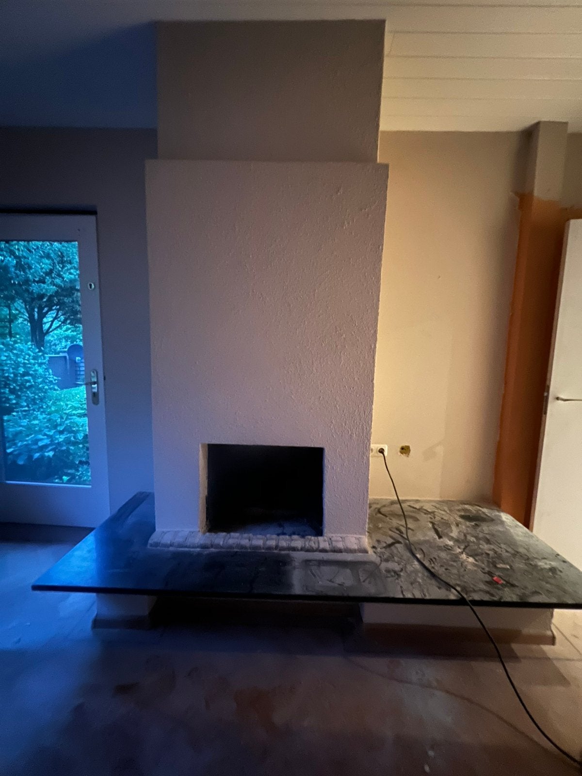 Te koop openhaard kachel, Huis en Inrichting, Ophalen of Verzenden, Zo goed als nieuw, Hout, Houtkachel