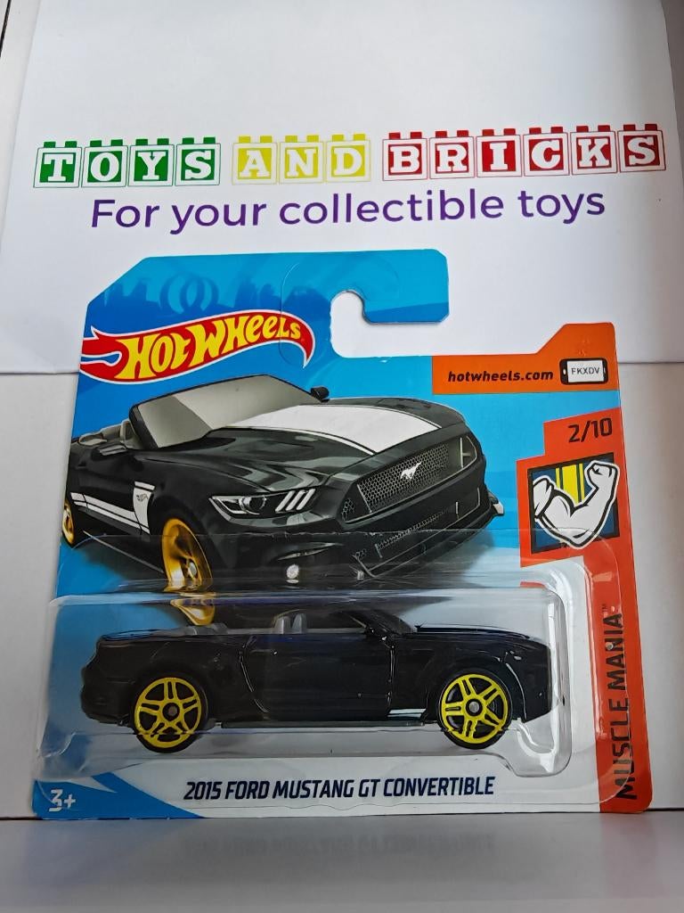 Hotwheels 2015 Ford Mustang gt Convertible (Tampo Error), Verzenden, Nieuw, Auto