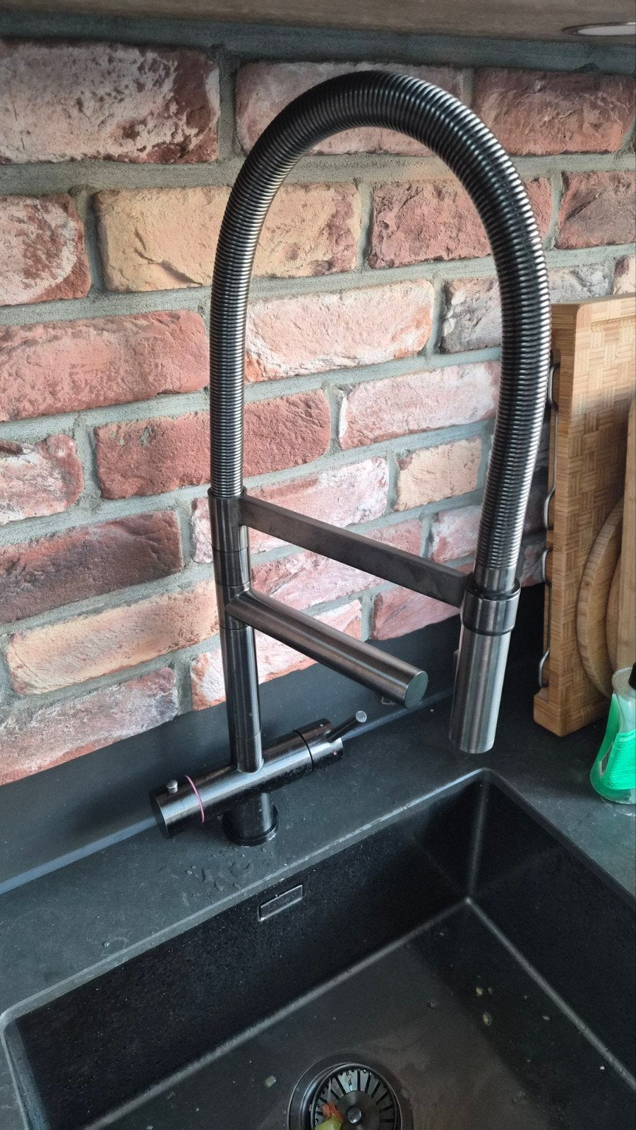 Selsiuz kokendwaterkraan met boiler en filter, Ophalen, Zwart, Metaal, Overige merken