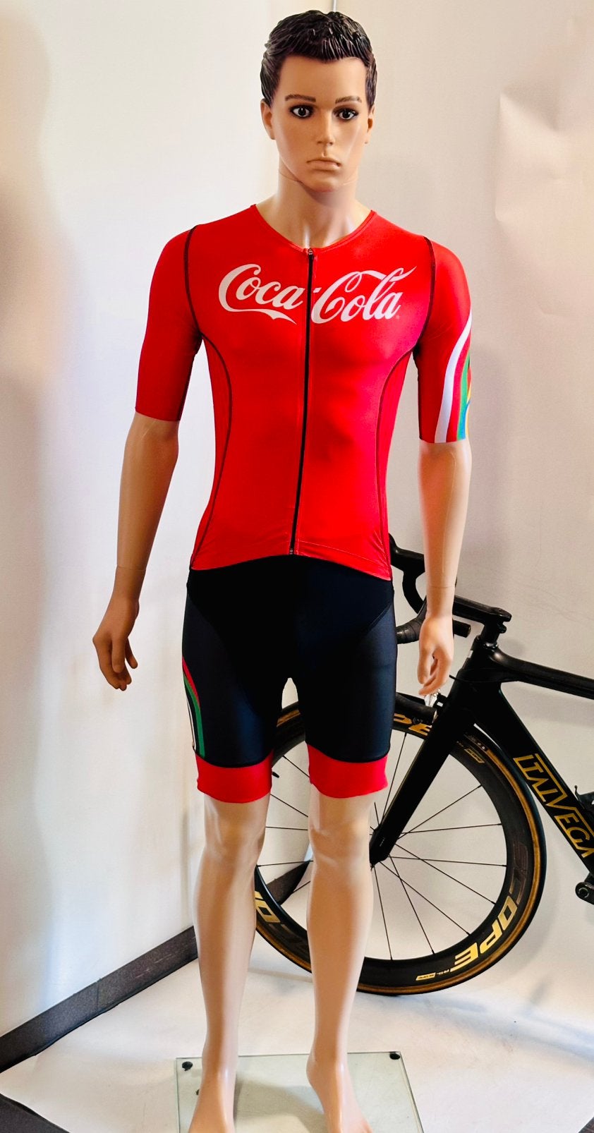 Wielrenkleding wielrenpak snelpak speedsuit maat L, Heren, Ophalen of Verzenden, Zo goed als nieuw, L