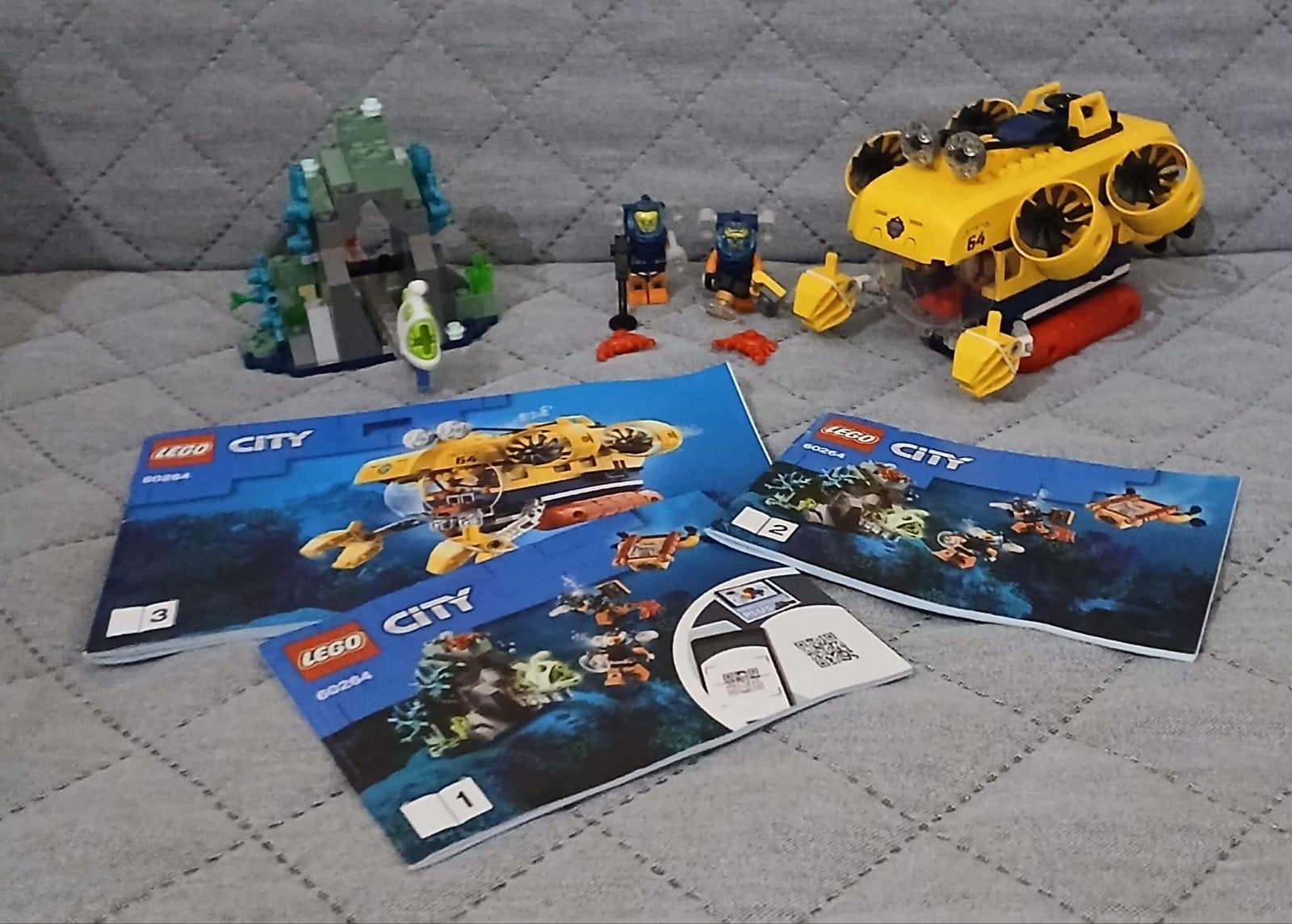 Lego set oceaan verkenningsduikboot 60264, Kinderen en Baby's, Speelgoed | Duplo en Lego, Ophalen of Verzenden, Zo goed als nieuw