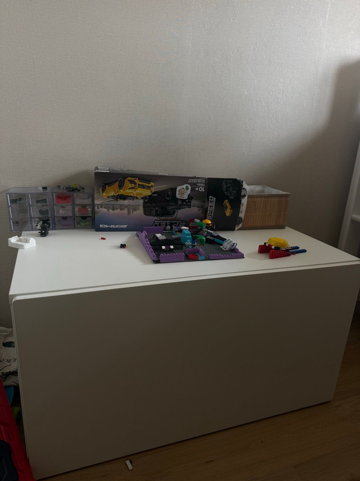 IKEA Speelgoedkist / Opbergbankje wit, Ophalen, Gebruikt, Jongen of Meisje