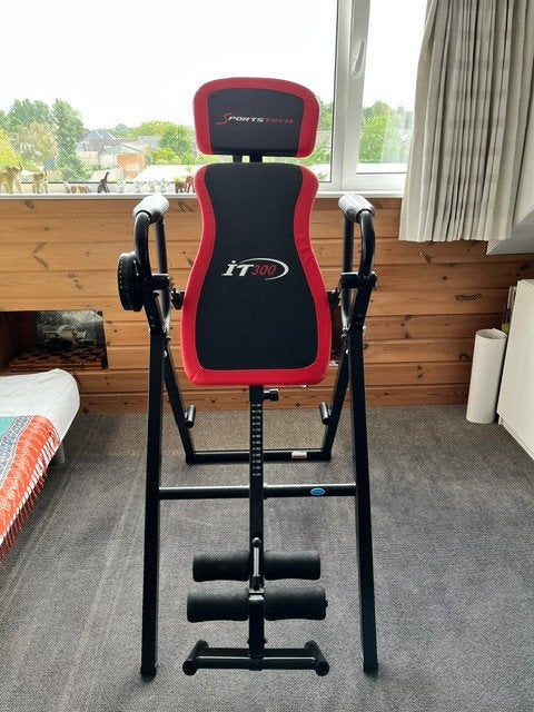 Sportstech IT300 Inversietafel, Ophalen, Zo goed als nieuw, Metaal, Krachtstation