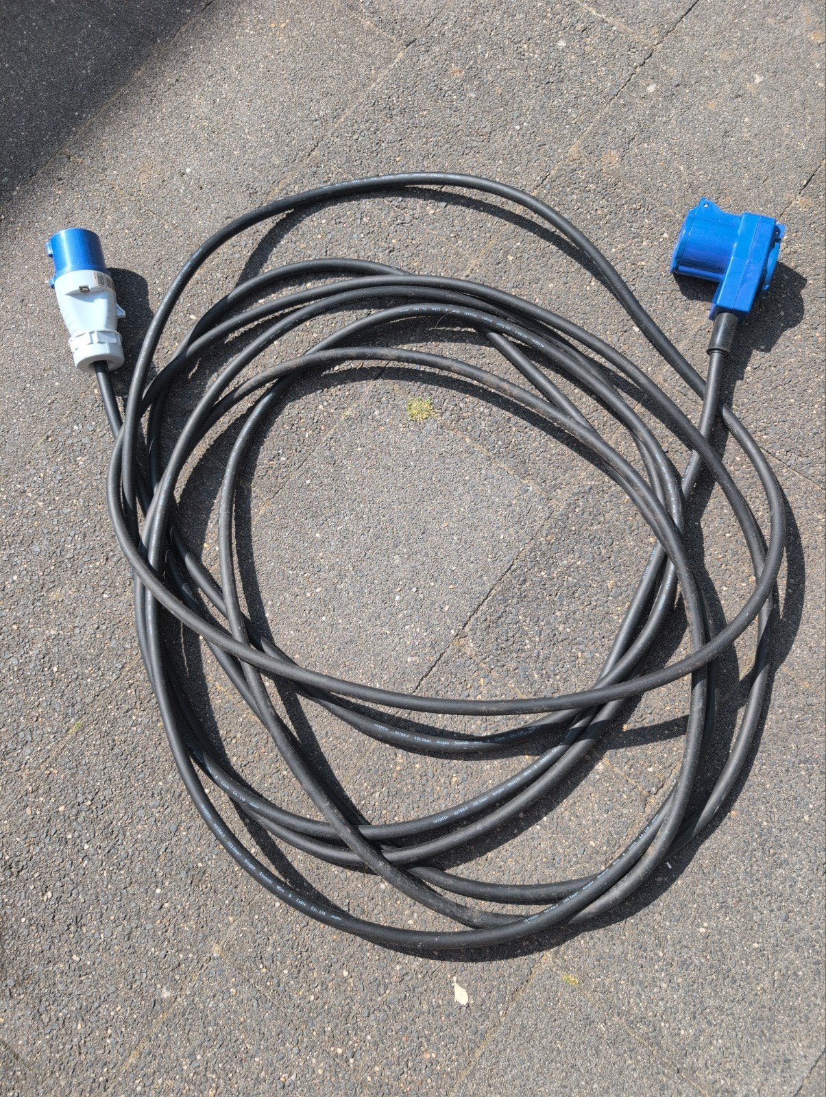10 meter 2,5mm² CEE verlengkabel, Ophalen of Verzenden, Zo goed als nieuw