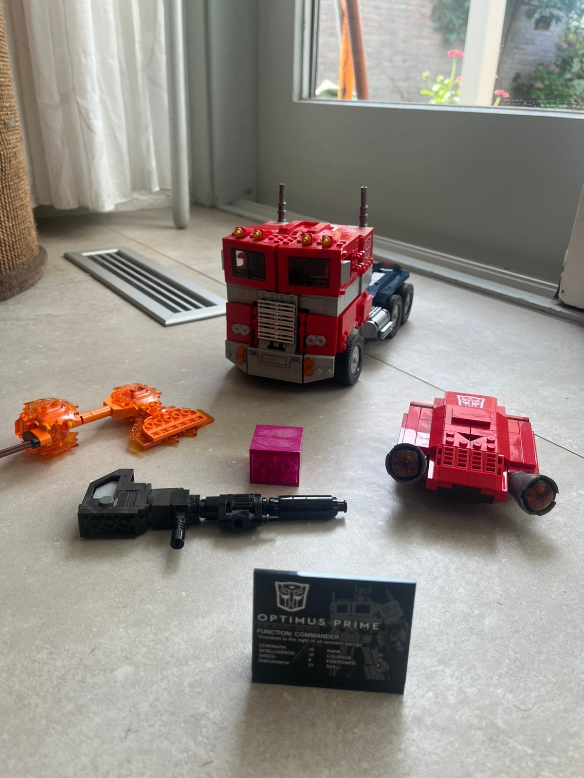 Lego optimus prime, Verzamelen, Transformers, G1, Ophalen, Zo goed als nieuw, Autobots