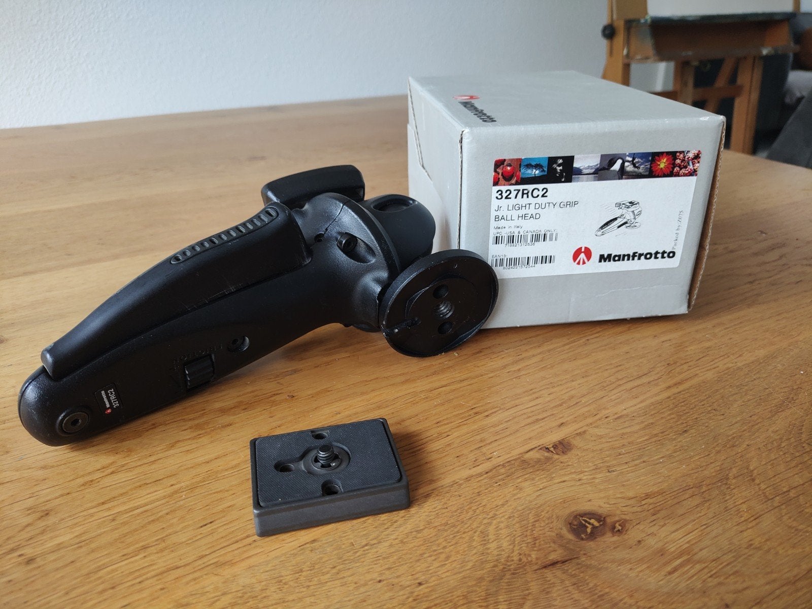 Manfrotto 327RC2 Balhoofd - Zo goed als nieuw, Audio, Tv en Foto, Fotografie | Statieven en Balhoofden, Balhoofd, Ophalen of Verzenden