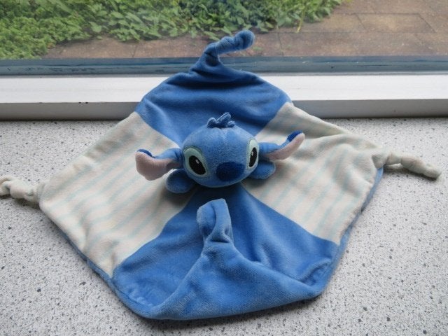 Knuffeldoek Stich van Disney Primark zacht velours speendoek, Disney, Overige typen, Blauw, Ophalen of Verzenden