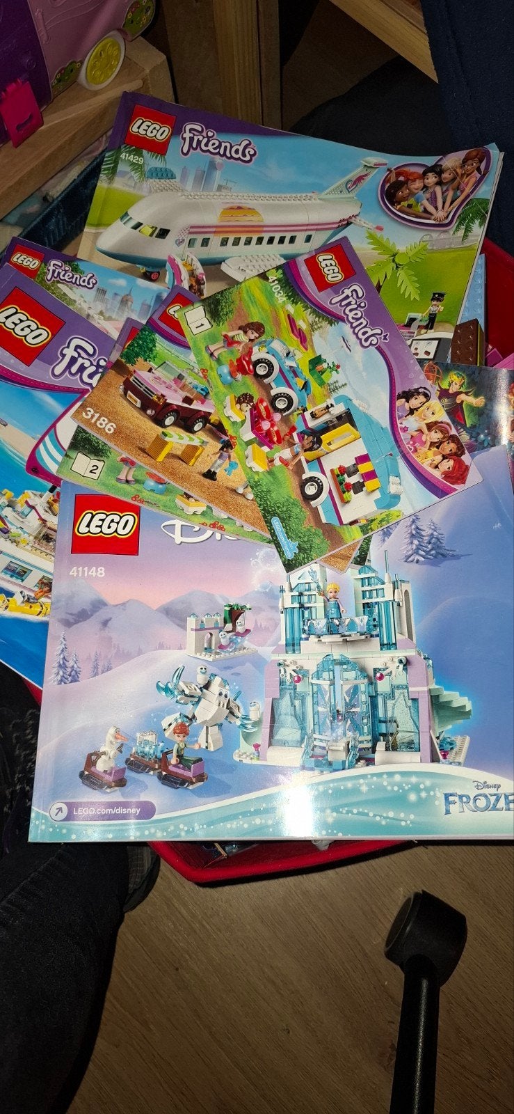 Grote partij LEGO Friends en Disney Frozen met instructies, Ophalen, Gebruikt, Lego, Friends