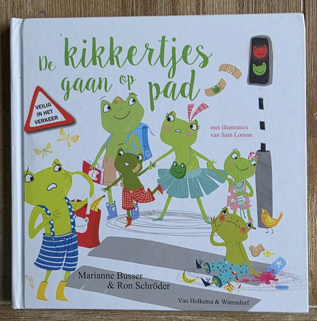 De kikkertjes gaan op pad - In het verkeer -, Boeken, Fictie algemeen, Jongen of Meisje, Ophalen of Verzenden, Zo goed als nieuw