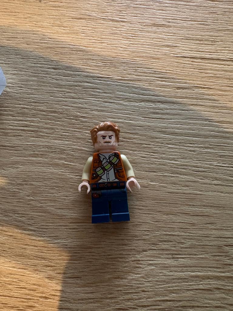 Lego minifigure jw066 owen grady lime canisters, Kinderen en Baby's, Speelgoed | Duplo en Lego, Jurassic World, Lego, Ophalen of Verzenden