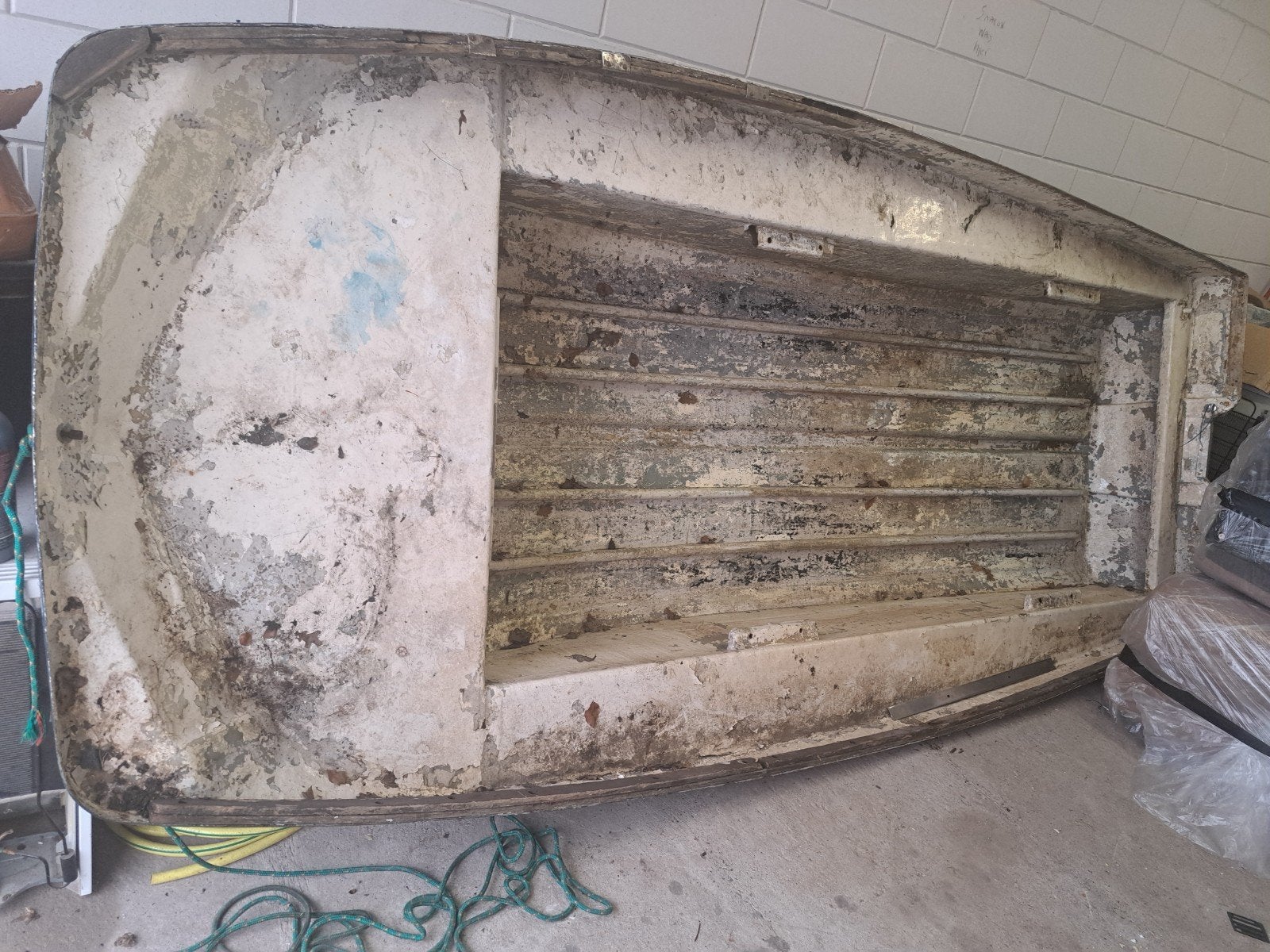 polyester boot met Minn Kota elektromotor, Watersport en Boten, Ophalen, Overige merken, Gebruikt, Buitenboordmotor