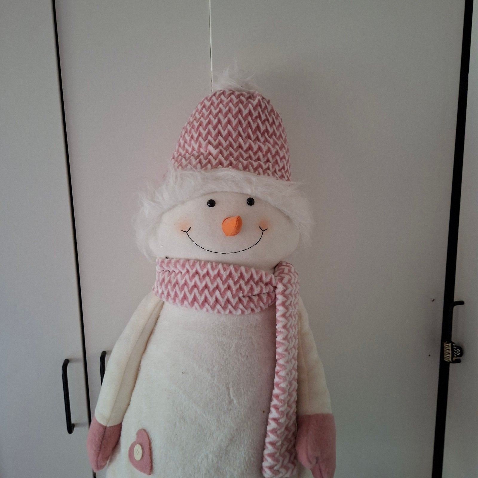 sneeuwpop op wiebel benen 1 meter, Ophalen