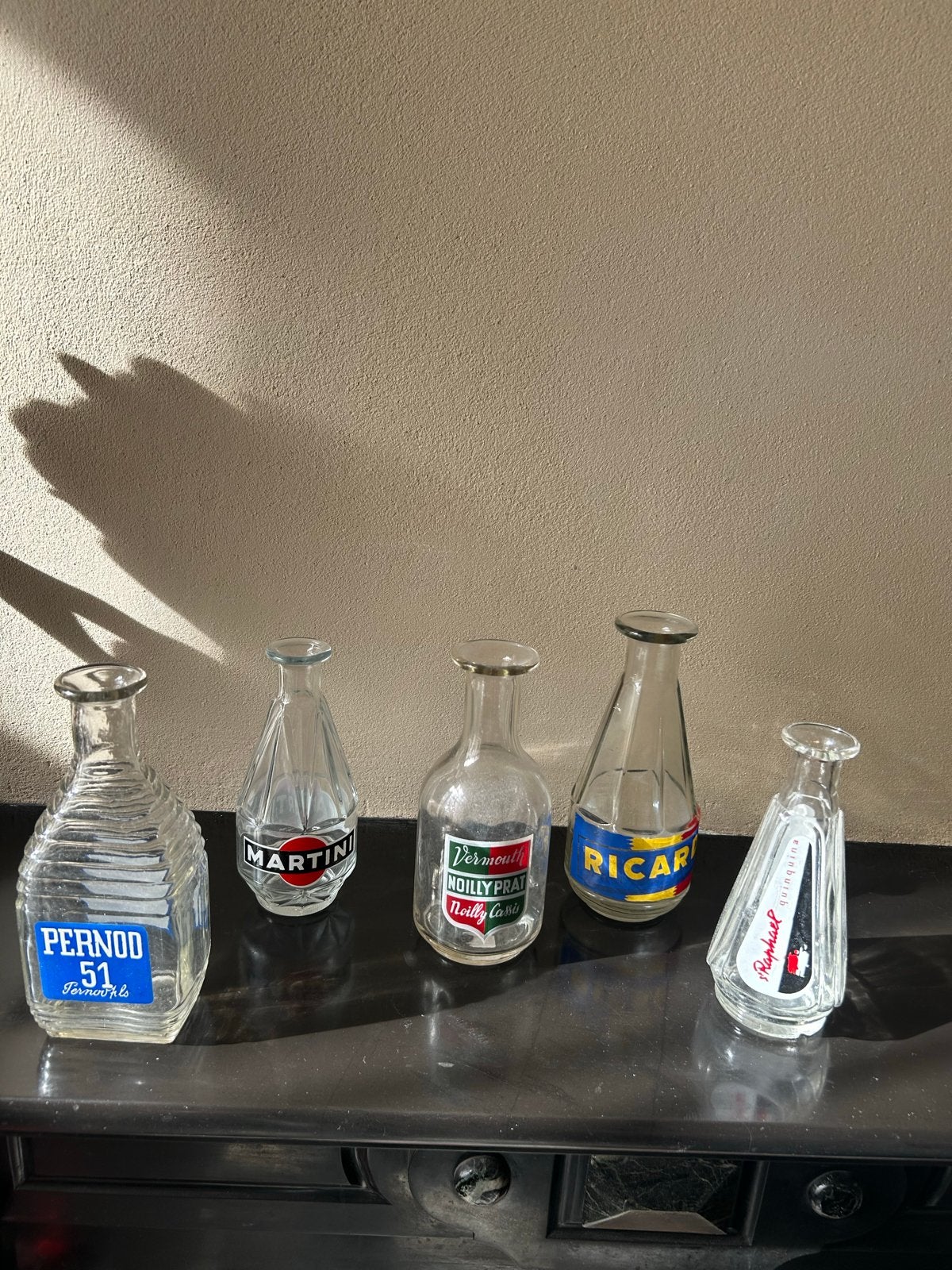 Art Deco Karaffen: Pernod, Martini, Ricard, Noilly Prat, St, Ophalen of Verzenden