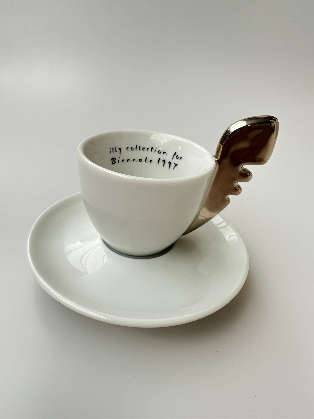 Venexia platinum illy collection, Ophalen, Zo goed als nieuw, Porselein, Kop en/of schotel