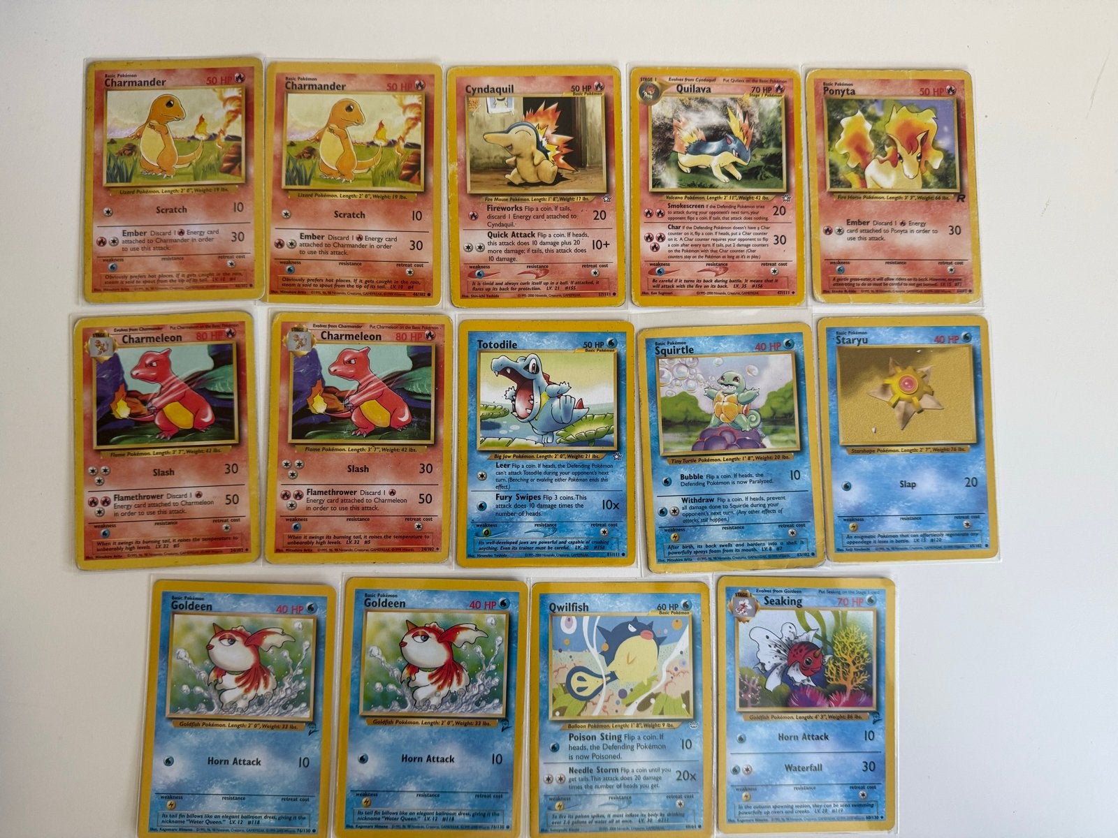 78 Oude Pokémon Kaarten - Verschillende Staat, Ophalen of Verzenden, Gebruikt, Meerdere kaarten