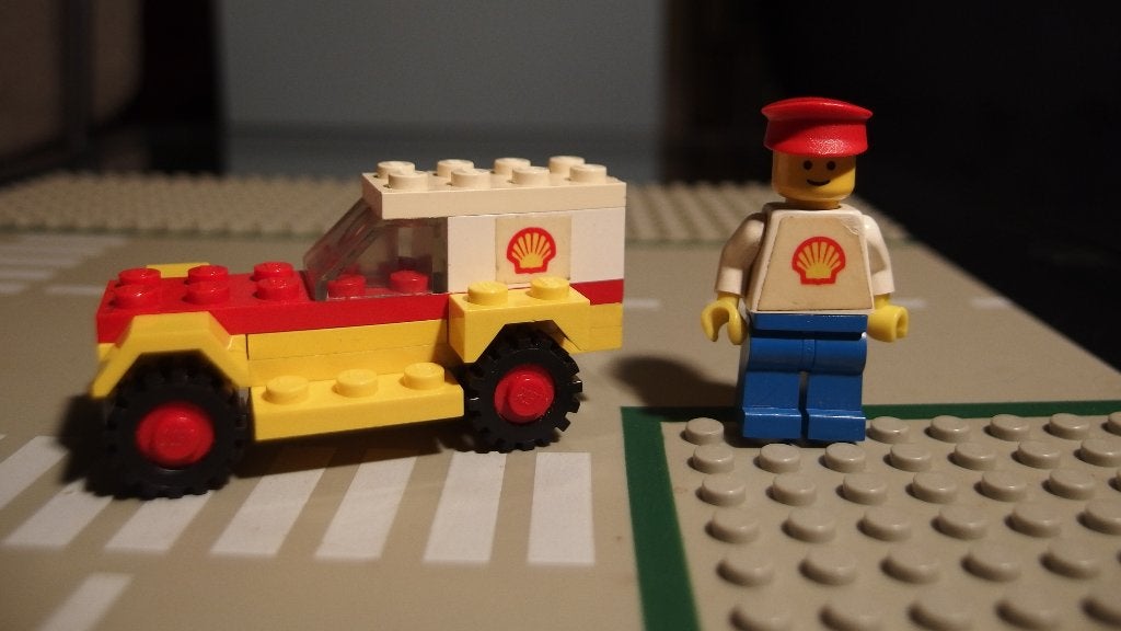 LEGO 604 Shell Service Car, Kinderen en Baby's, Speelgoed | Duplo en Lego, Gebruikt, Overige thema's, Lego, Ophalen of Verzenden