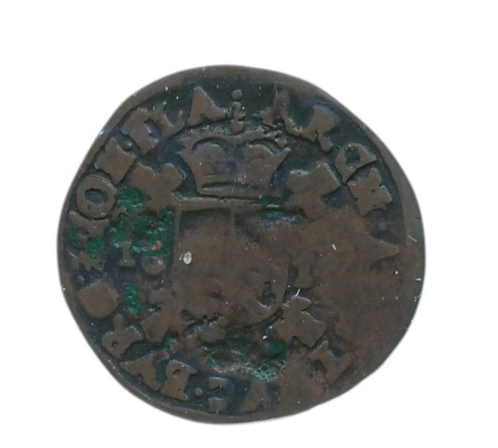 Spaanse/Zuidelijke Nederlanden 2 Denier/Penning 1606-1616, Ophalen of Verzenden, Vóór koninkrijk, Overige waardes, Losse munt