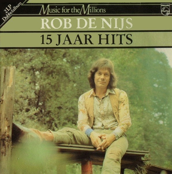 dubbel L.P. (1984) Rob de Nijs - 15 Jaar Hits., Gebruikt, Ophalen of Verzenden, Inclusief binnenhoes, Pop