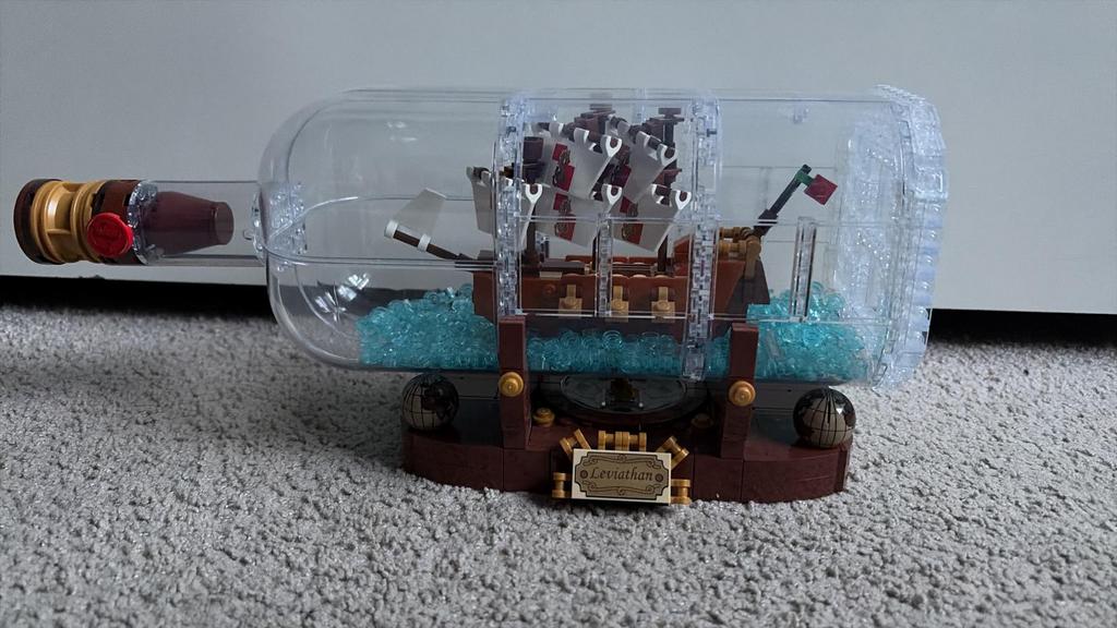Lego Ideas (92177) schip in een fles, Kinderen en Baby's, Speelgoed | Duplo en Lego, Ophalen, Zo goed als nieuw
