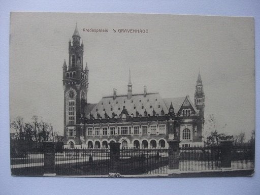 P345 Den Haag - Vredespaleis, Verzenden, 1920 tot 1940, Ongelopen, Zuid-Holland