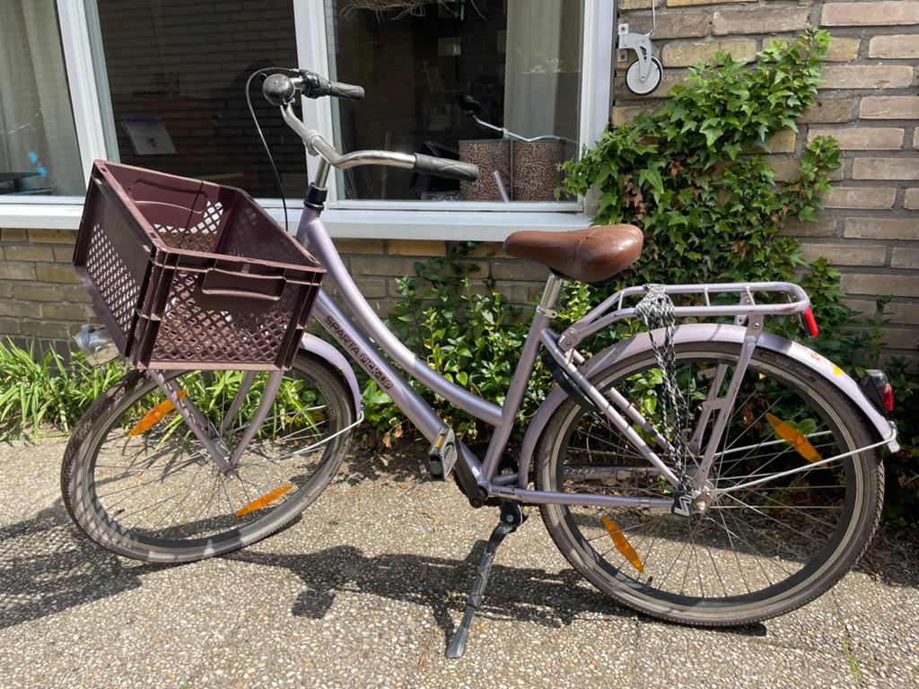Sparta Pick-up meidenfiets 9-12 jaar, Ophalen, Terugtraprem, Versnellingen, Gebruikt