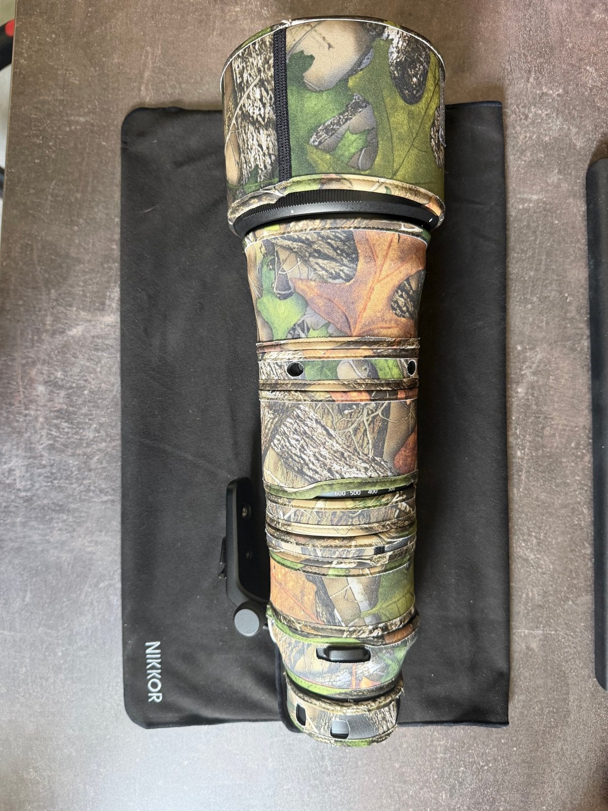 Nikon Nikkor 180-600mm Z-mount lens met camouflage en UV fil, Ophalen, Nikon Z-mount, Nikon, Telelens