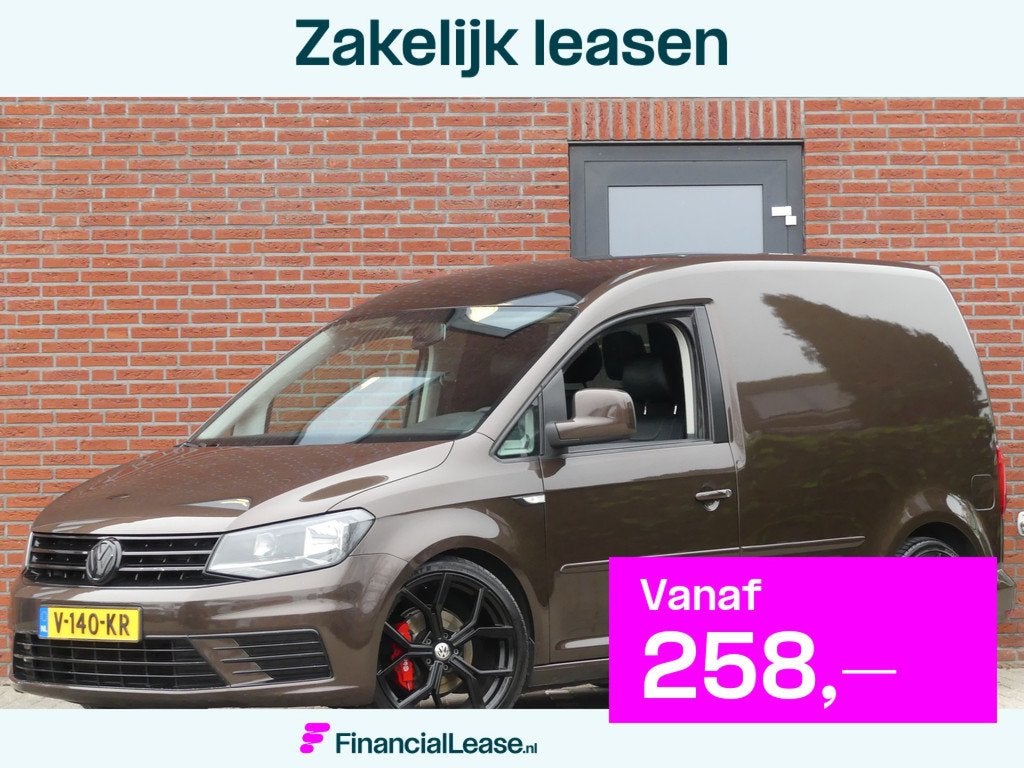 Volkswagen Caddy 2.0 TDI 180PK MARGE AUTO Leer/Trekhaak/Came, Gebruikt, 4 cilinders, Bruin, Volkswagen