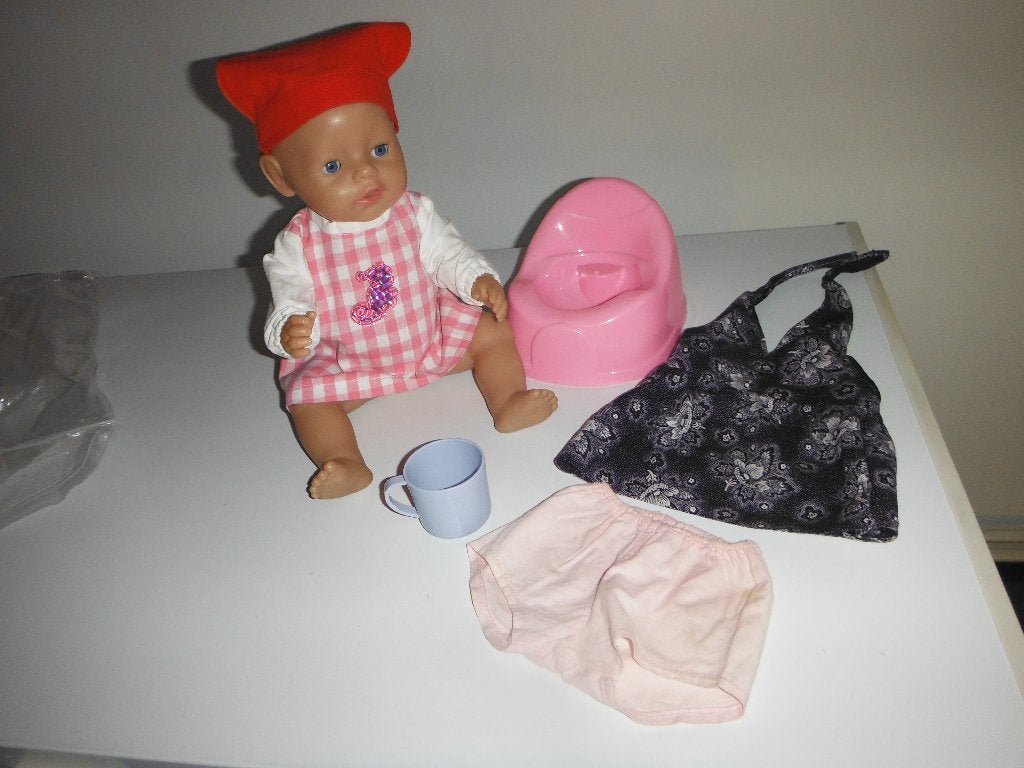 baby born pop met acc, Kinderen en Baby's, Ophalen, Gebruikt, Babypop