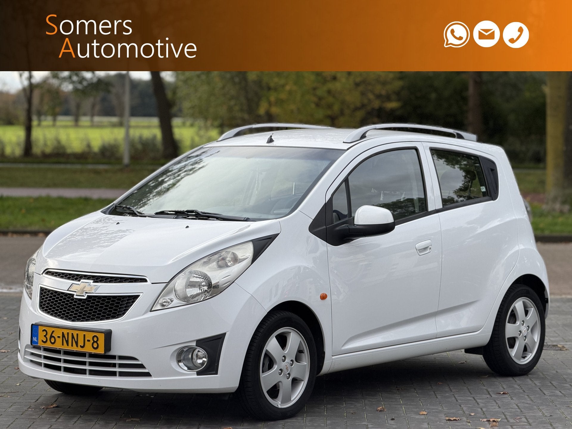 Chevrolet Spark 1.0 16V LS | Airco | LM velgen | 1ste Eigena, Auto's, Voorwielaandrijving, Gebruikt, Zwart, 4 cilinders