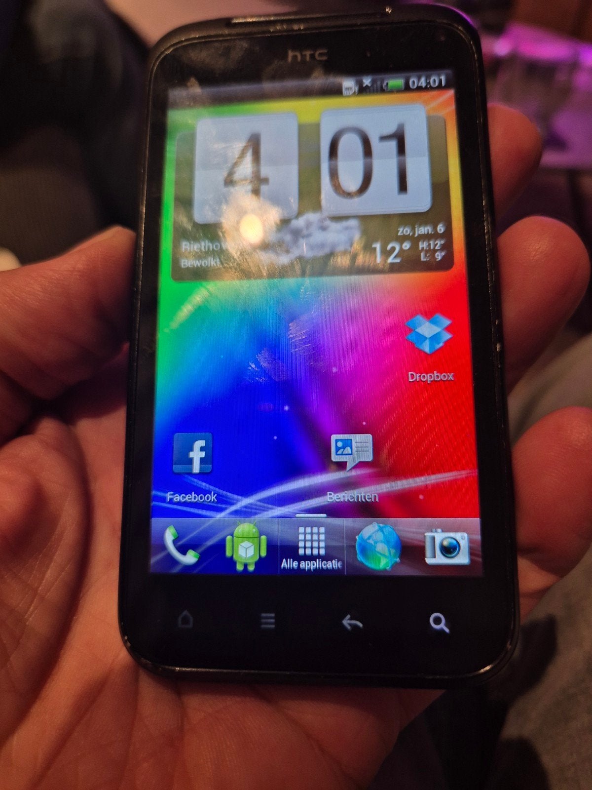 HTC Incredible S S710e Android Smartphone, Telecommunicatie, Ophalen, HTC, Gebruikt, Zwart