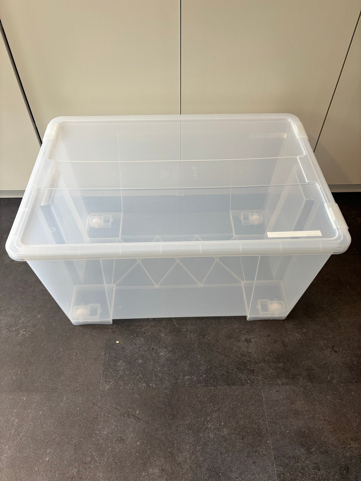 2x IKEA SAMLA opbergdoos met deksel en wieltjes, Ophalen, 40 tot 60 cm, 75 tot 100 cm, 35 tot 50 cm