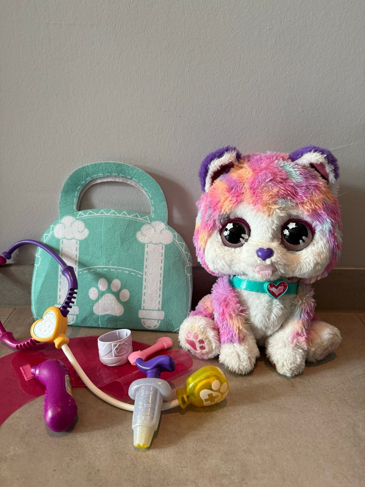 Vtech Maxime interactieve puppy met dierenarts speelset, Ophalen of Verzenden, Zo goed als nieuw, Overige typen, Met geluid