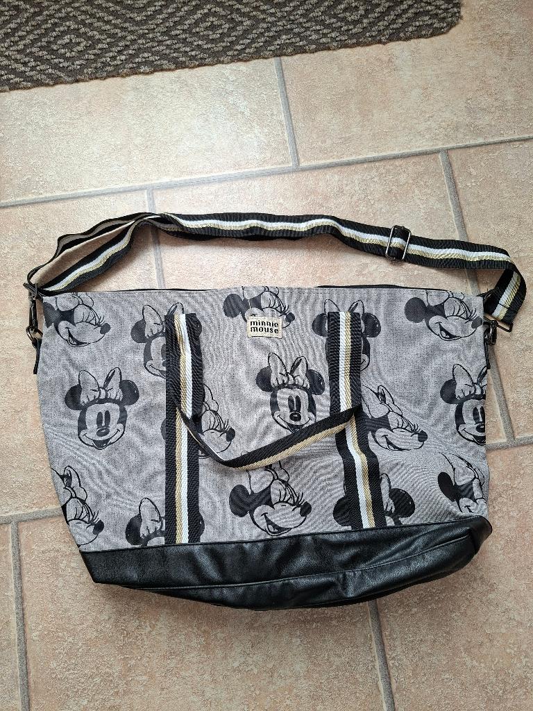 NIEUWE Minnie Mouse tas shopper zwart/grijs, Sieraden, Tassen en Uiterlijk, Tassen | Damestassen, Ophalen of Verzenden, Nieuw