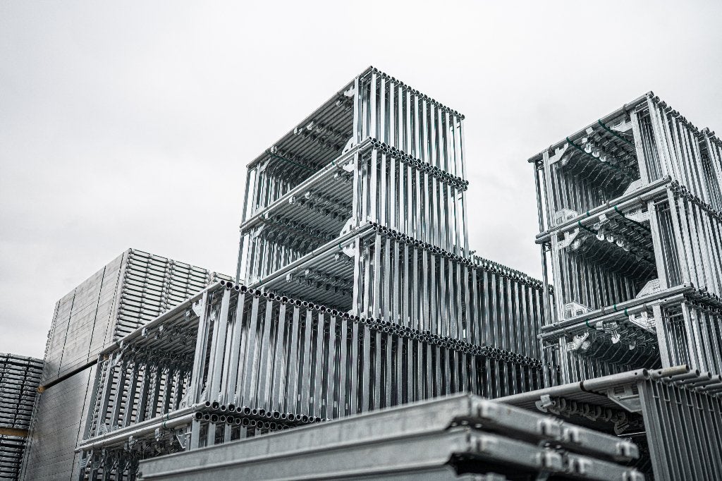 Stalen steiger | 200 m² | BESTE PRIJS EN GRATIS VERZENDING, Verzenden, Nieuw, Gevelsteiger, 5 meter of hoger