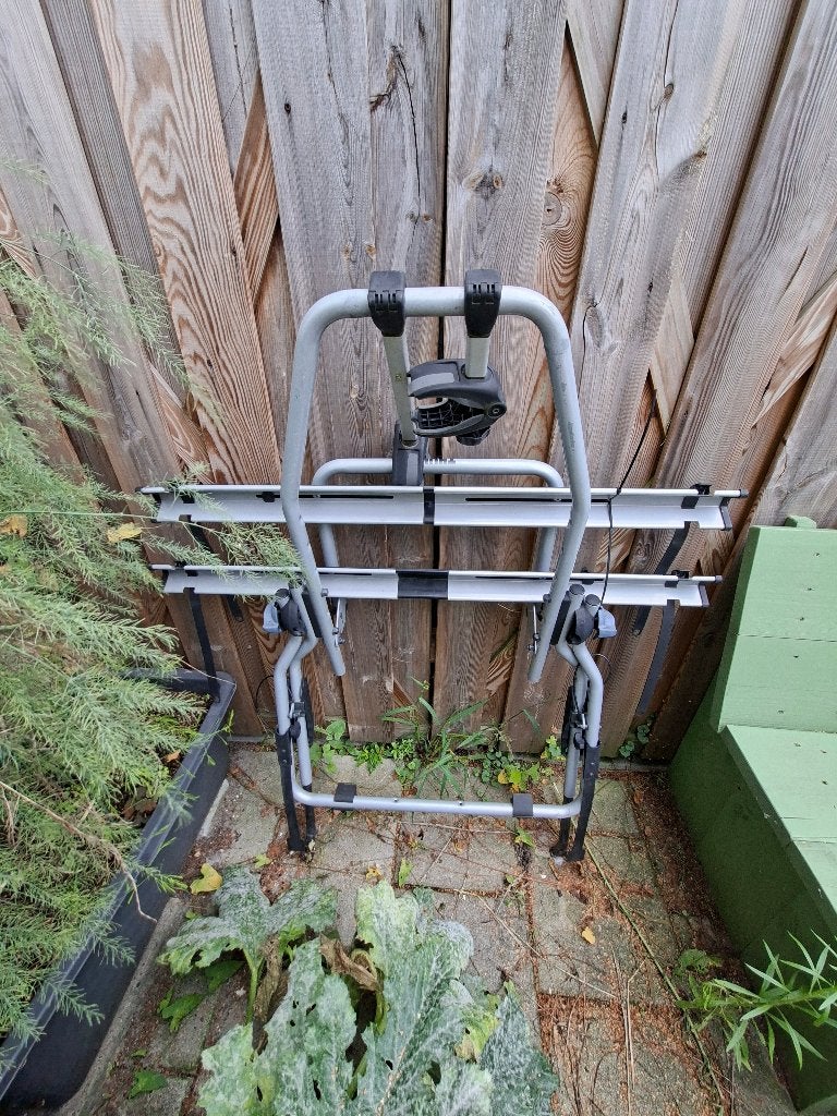 Thule clipon 9105 fietsendrager, Auto diversen, Ophalen, 2 fietsen, Gebruikt, Achterklepdrager